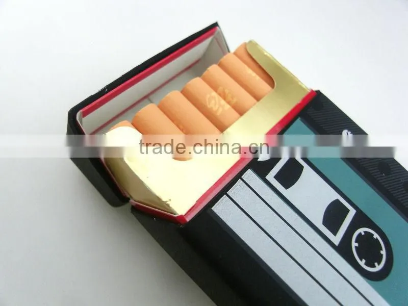 Vintage Silver/Silicone Aluminum Cigarette Cases Wallet(FDA)