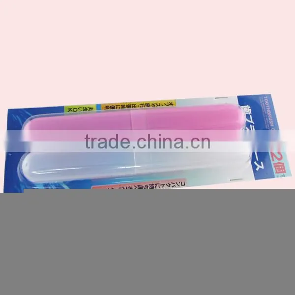 Plastic Toothbrush Box Holder with Cover Travel Toothbrush Case
