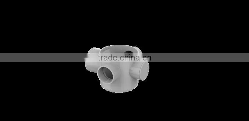 Factory price Manufacturer good quality PVC Fitting UPVC Rubber Joint plastic fitting for drainage GB floor drain
