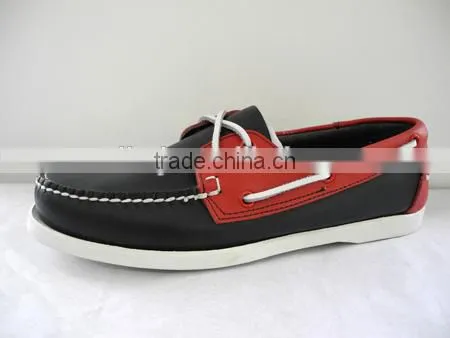 Handsewn Blucher Moccasin Construction Boat Shoes