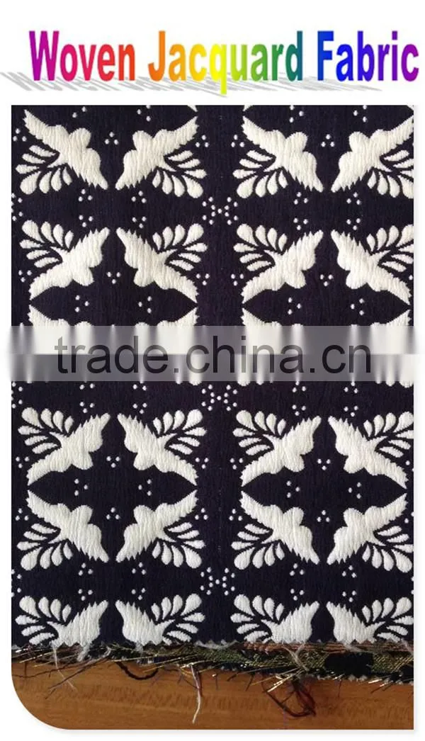 new arrival cotton poly jacquard jacket fabric chenile for curtains coats suits dress