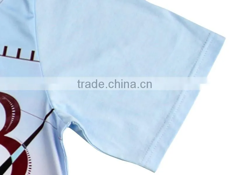 heat transfer 3d printing promotion o neck men t shirt