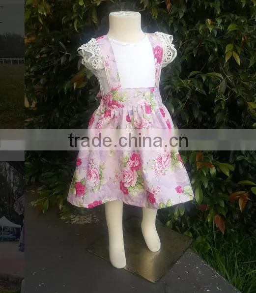 New Designs 0-6 Years Baby Summer Frocks Designs Baby Girl Stripes Cotton Dress