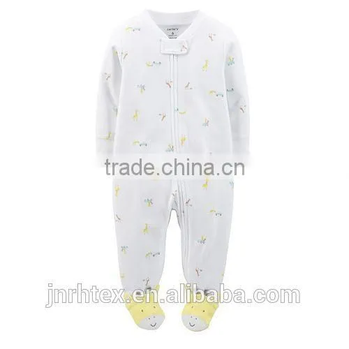 Oranic cotton baby rompers wholesale baby girl rompers