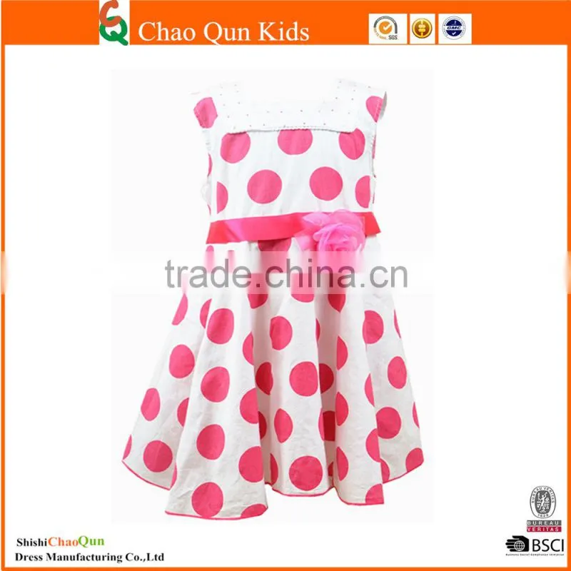 New design puffy kids one piece party kids dress