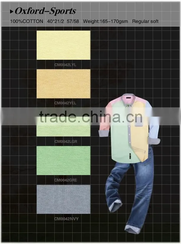 dark color long sleeve mans shirts oxford shirts