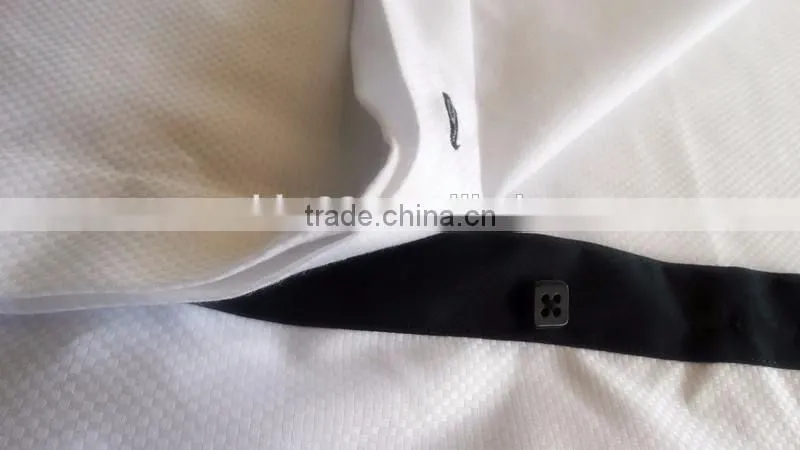 2017 new brand fashion men's double collar casual shirt with contrast fabric