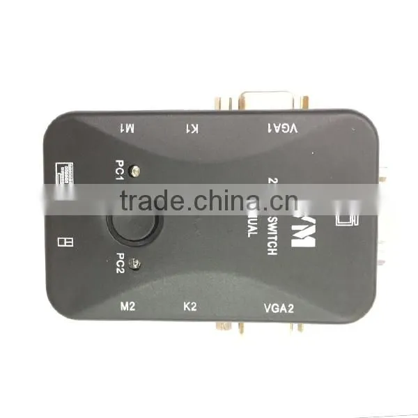 2017 New PS/2 200 MHz Plastic 2 Port KVM Switch