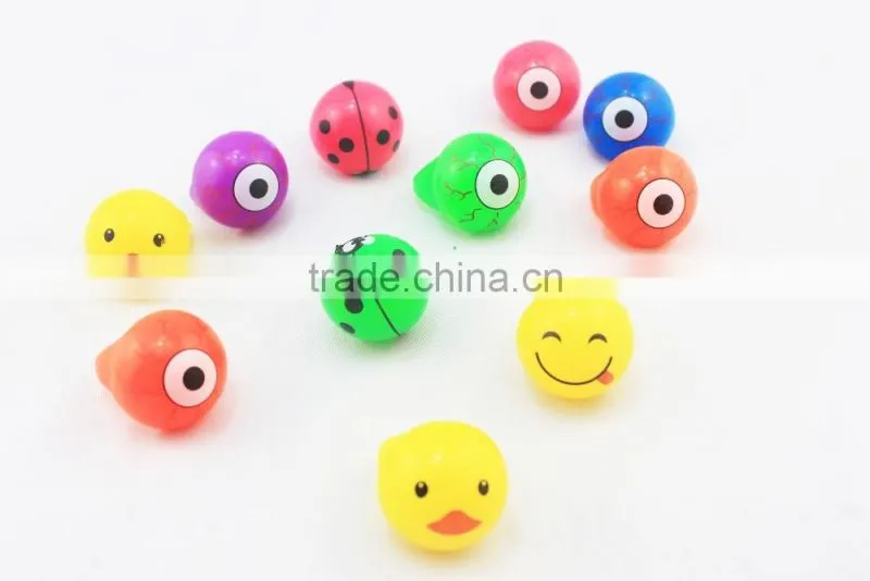 Emoji flashing LED rings TPR light up soft rings