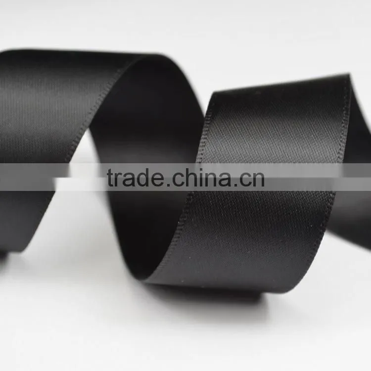 Decorative Ptined Polyester Satin Ribbon With Logo