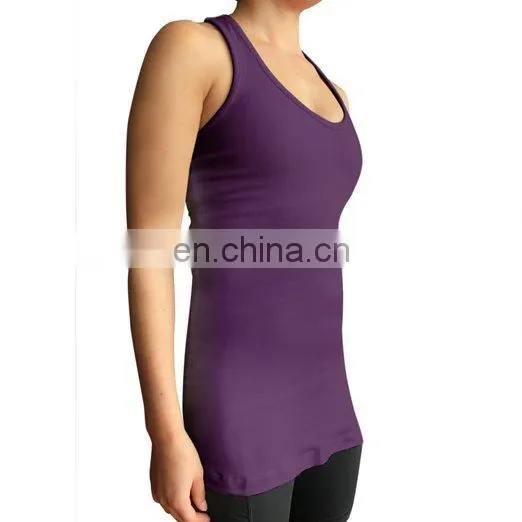 Plan Design High Quality Compression Women Sleeveless Yoga Tank Top