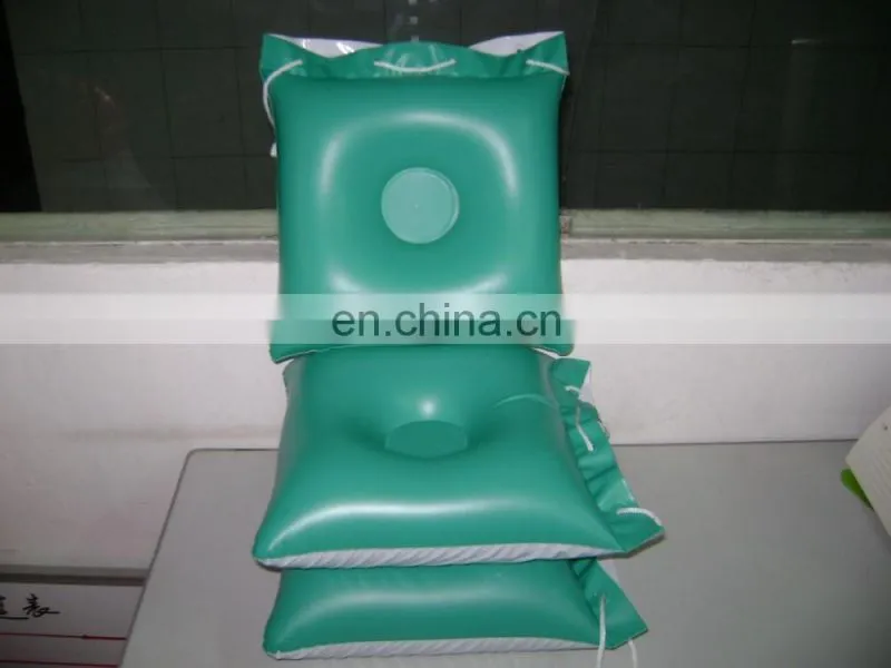 Inflatable waterproof beach pillow bag
