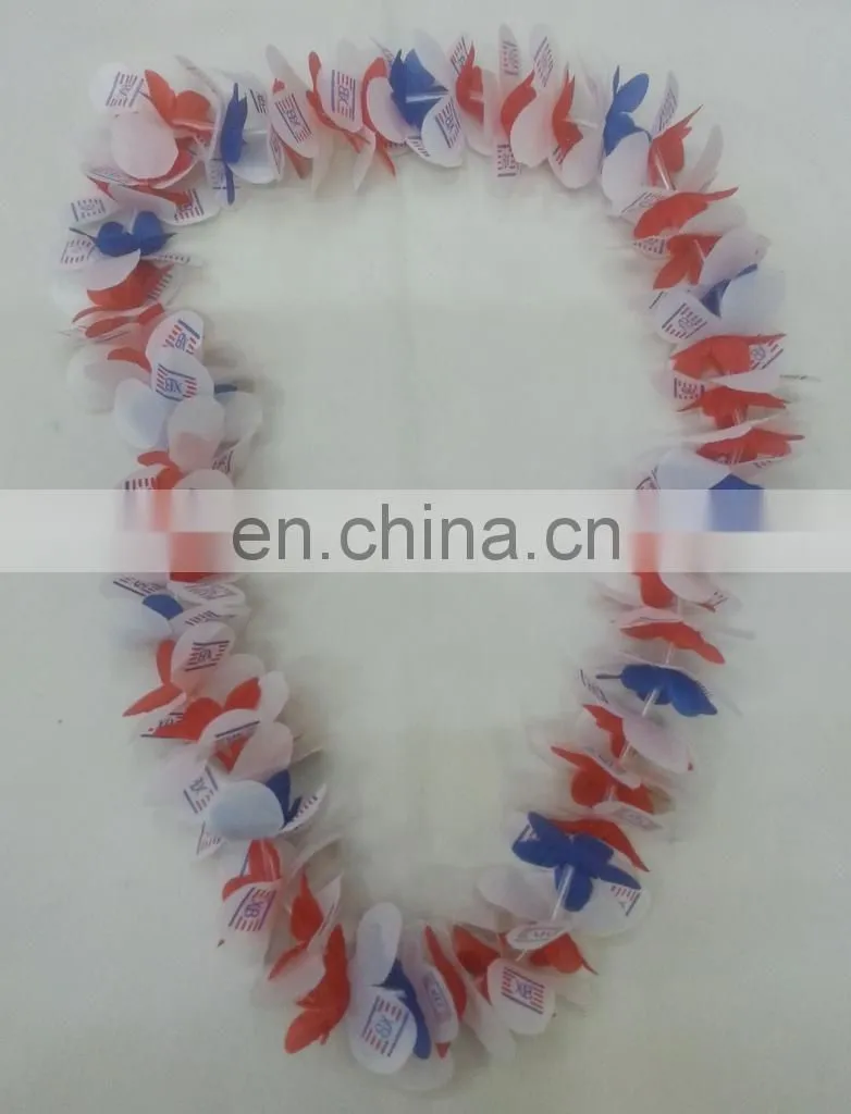 Hawaiian Luau Jumbo Silk Flower Leis Tropical Party