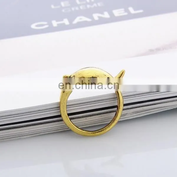 Fashion Design Dolphine Open Ring Cuff Knuckle Cuff Ring