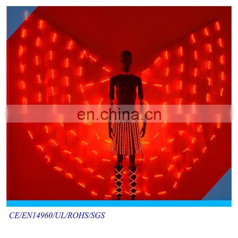 hot sale led Performance Wear for dance costume led belly dance wings