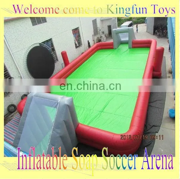 inflatable water soccer game