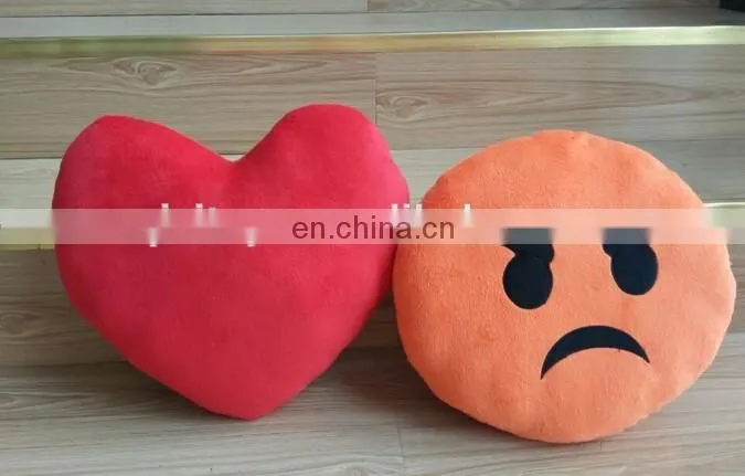 china manufacturer promotional fashion funny emoji plush pillow with legs and arms