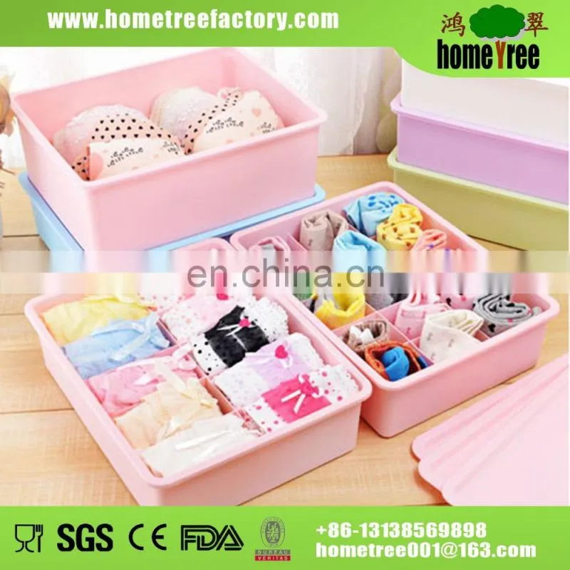 Hometree HighQuality Customized Underwear Stroage Boxes Socks Organizer Box With Lid