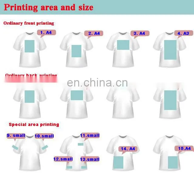 Small order accept 100% cotton big EU/US size custom t-shirt printing
