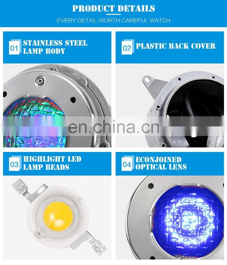 Korean Sex Spa Led Par 56 Stainless Steel Swimming Pool Lighting Floating Pool Lights