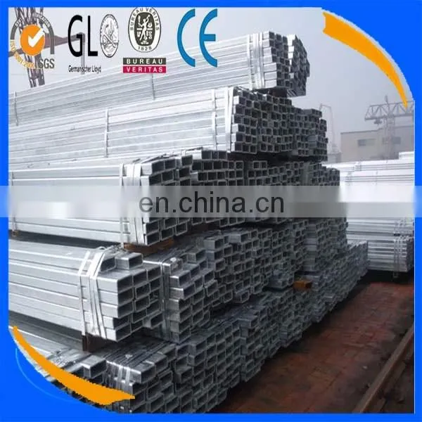 s235jr galvanized rectangular steel tube