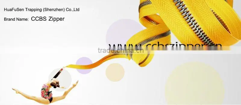 Quality No.3 New Fashion Jeans Brass Metal Zipper for Jackets