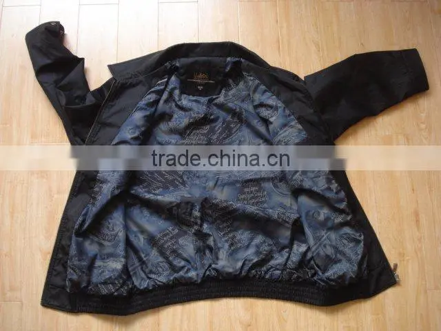 100% cotton canvas basic men's spring jackets