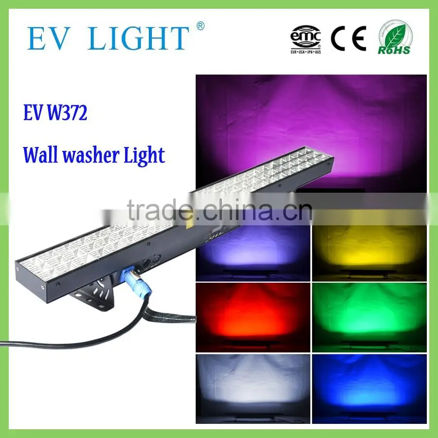 72pcs*3w DMX RGB Led Wall Washer for indoor
