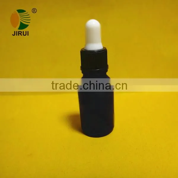 15ml blue essential oil glass bottle with pilfer proof dropper