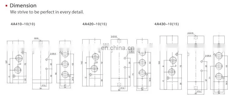 SNS 4A high quantity series brass fitting waterproof pneumatic solenoid valve