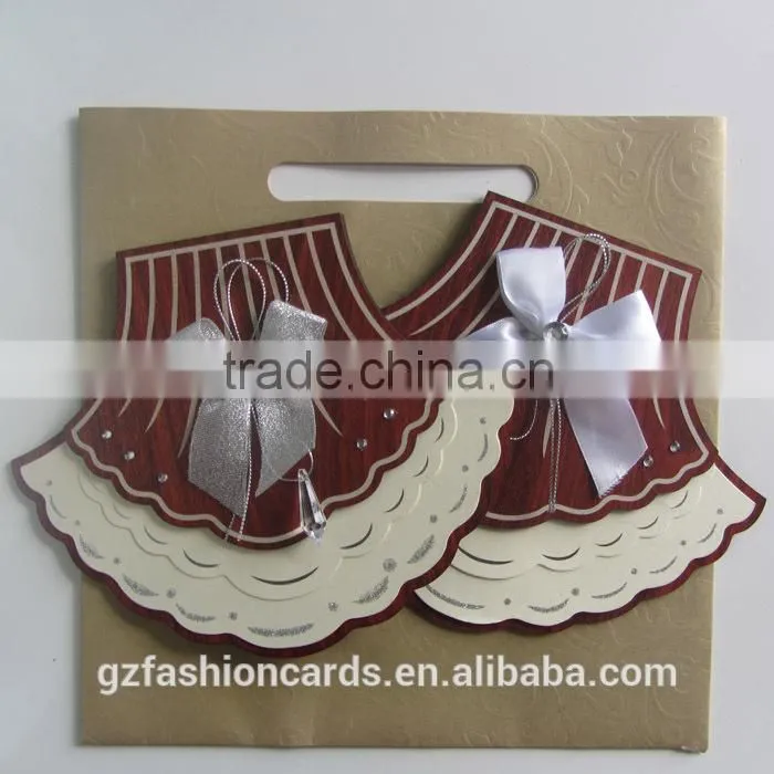 2014 Luxury Wooden Wedding Invitations