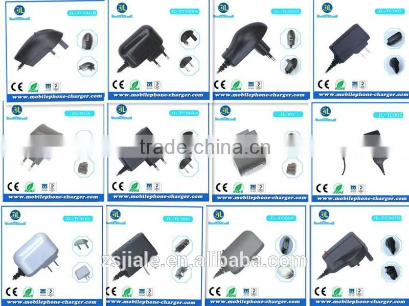 2014 new product USB travel charger with white shell 4 port blue USB connector