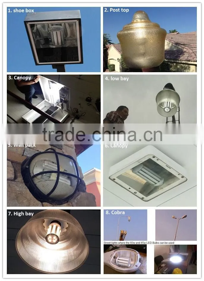 CE RoHS AC100~300V 180degree 131lm/w external driver e27/E40 dimmable led bulb 5 years warranty