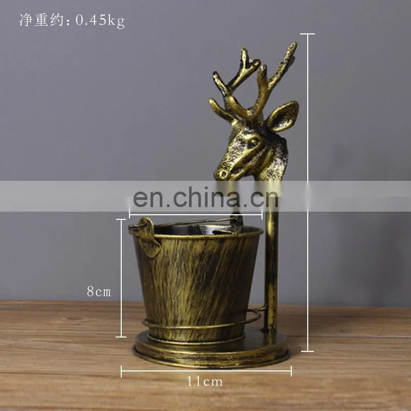 Retro creative household ashtray anti fly ash ins living room office ashtray