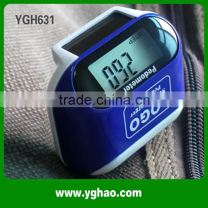 China Top Ten Selling Products Fitness Tracker Solar Pedometer