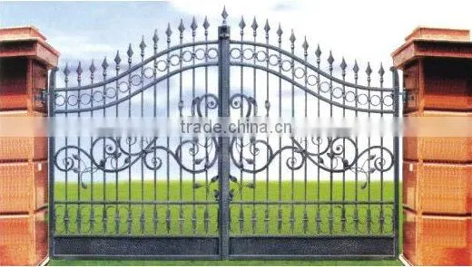 Elegent and fanshion wedding decorative zinc coating wrought iron bench