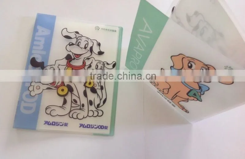 custom cartoon 20 pages expanding pp file folder for children