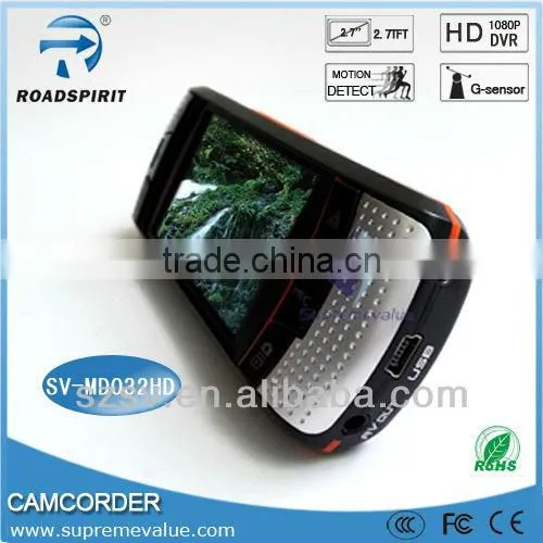Built in Microphone/Speaker car dvr with loop video recording
