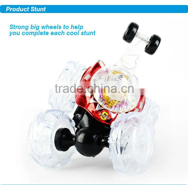 rc stunt car LED light wheels remote control rc car