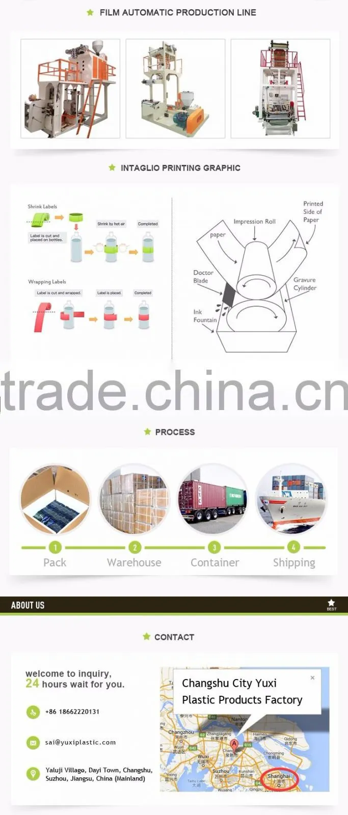 PE colorful printing cosmetic label printing