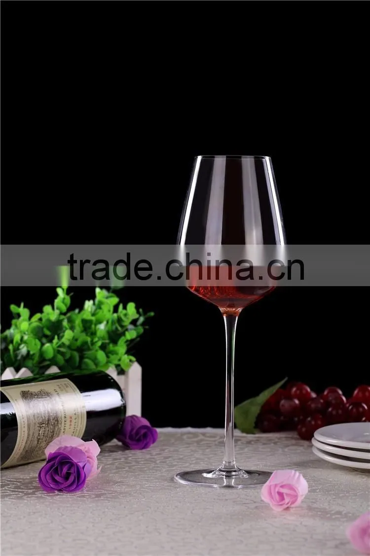 Goblet Wine Glasses,Decorated Wine Glasses,Red And Gold Wine Glasses