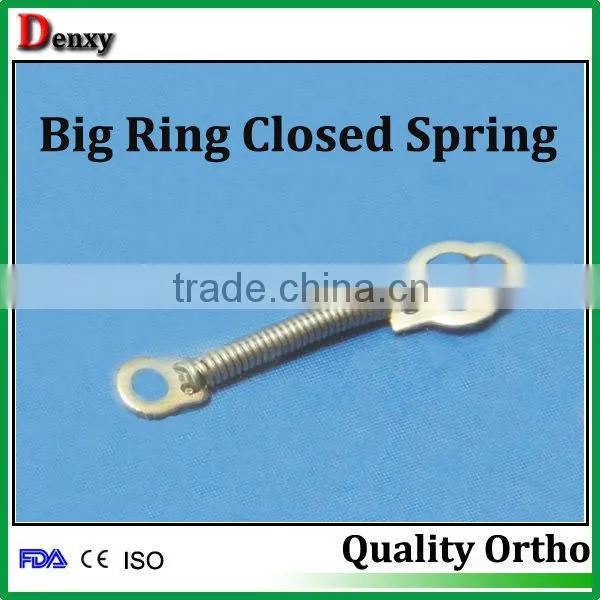 Dental supply dental orthodontic spring / 2 both bigger ring close springs with CE,ISO and FDA
