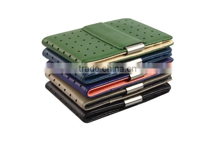 Factory price!Best selling classic leather money clip wallet