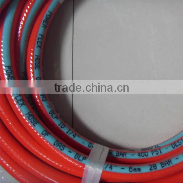 ID 6mm x 50m Striped PVC Gas Hose for South America