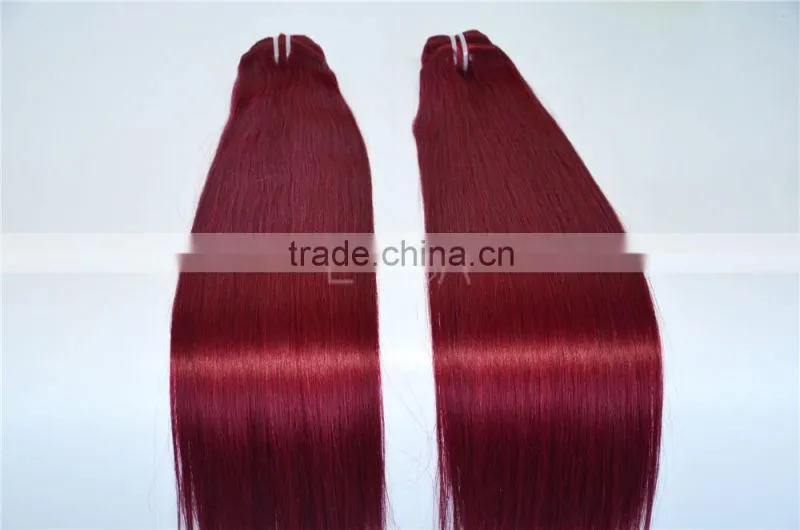 Brazilian 99j red hair weave