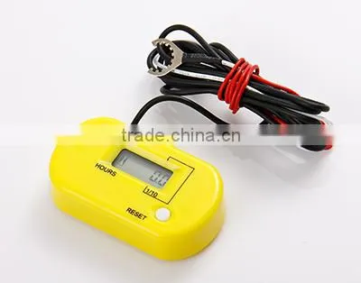 China Supplier Resettable Digital Waterproof Maintenance Reminders Hour Meter For Motorcycle ATV Petrol Mini Bike Jet Ski