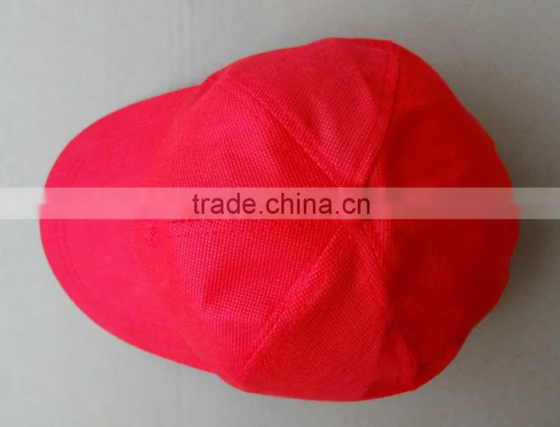 manufacture 5 panel red promotion hat