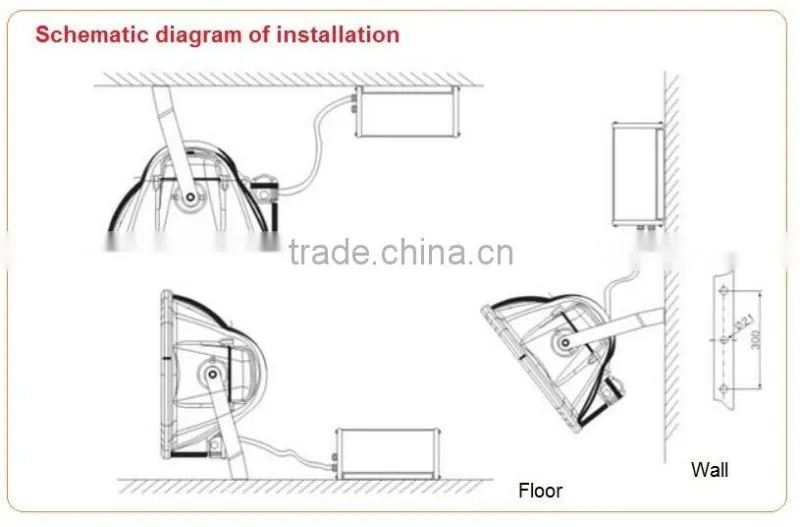 10w,20w,30w,50w,CE RoHS infrared motion sensor 50W Led Flood Light