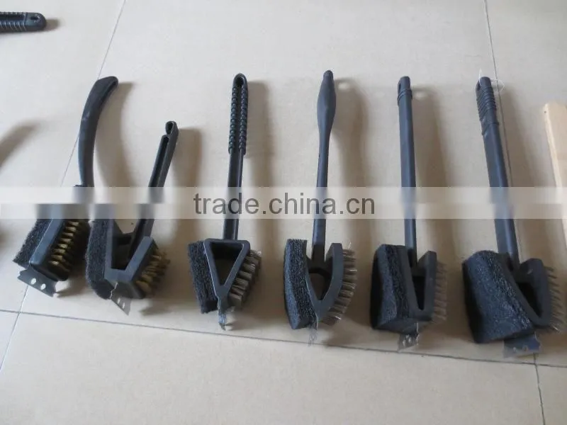 yangjiang factory manufacture eco-friendly bbq grill brush for cleaning barbecue grill