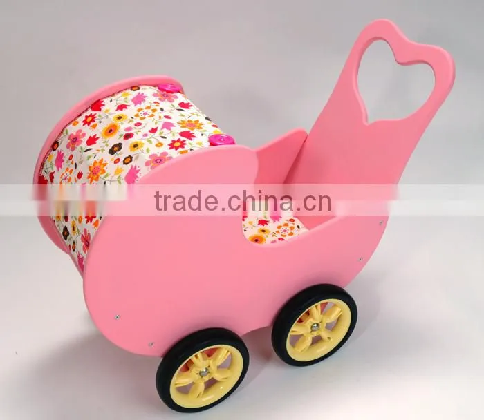 2015 new design wooden push along toy for girls